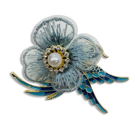 Phoenix bird brooch