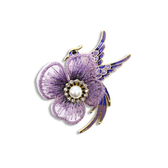 Phoenix bird brooch