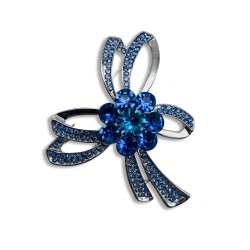 Bow brooch