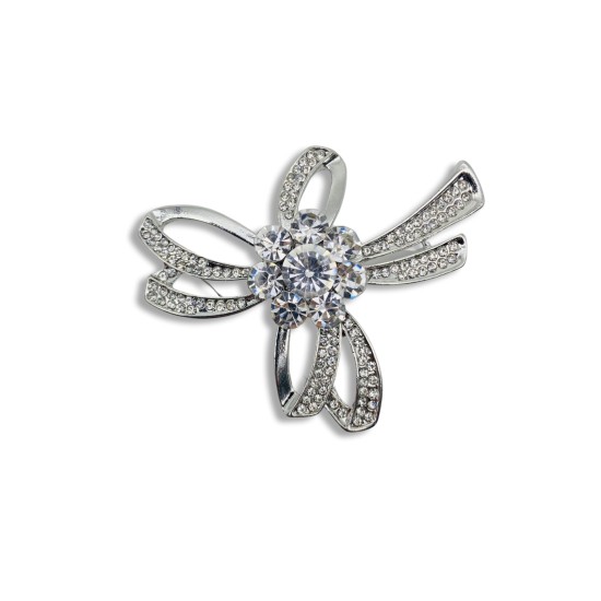 Bow brooch