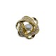 Round pearl brooch