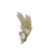 Wheat pearl brooch